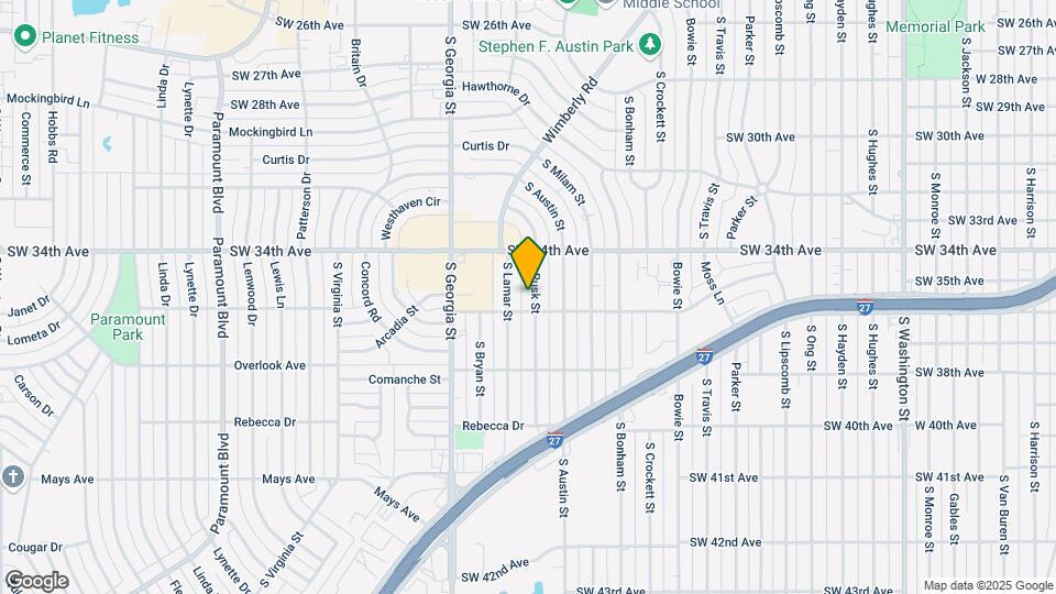 3412 S Rusk St Map and Location Details