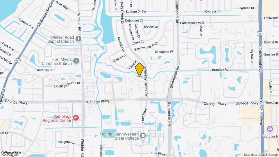 6110 Whiskey Creek Dr Map and Location Details