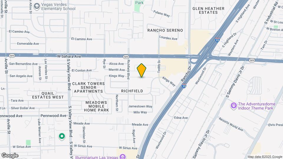 2813 Kings Way Map and Location Details