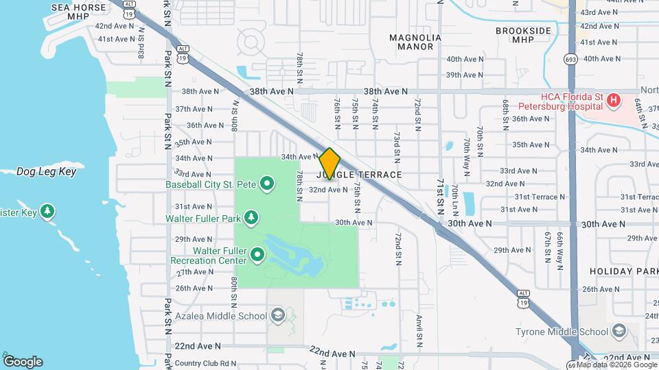 7619 32nd Ave N Map and Location Details