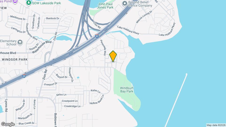 5505 Key Bend Mapa y Detalles de la Ubicación