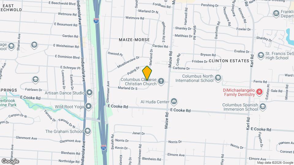 4167 Marland Dr Mapa y Detalles de la Ubicación