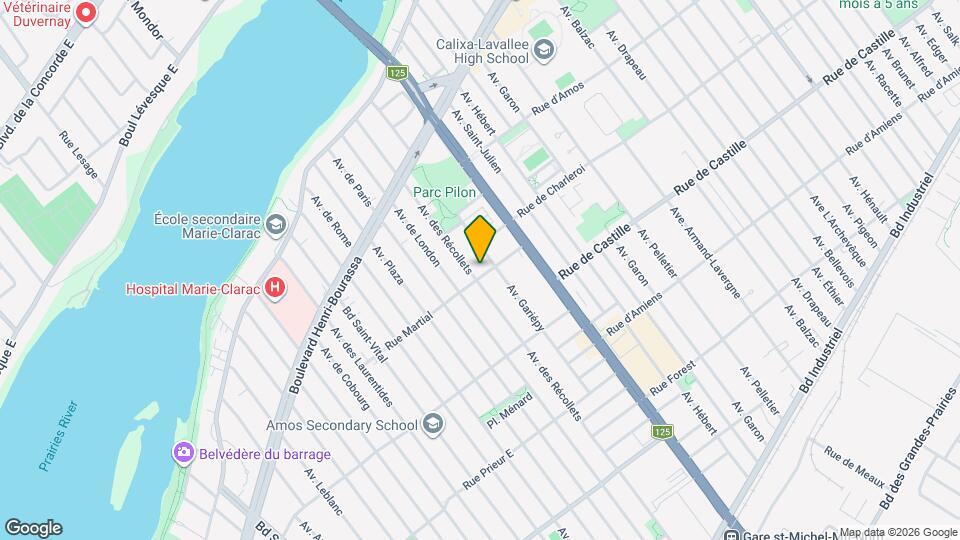 3971 Martial Rue Map and Location Details