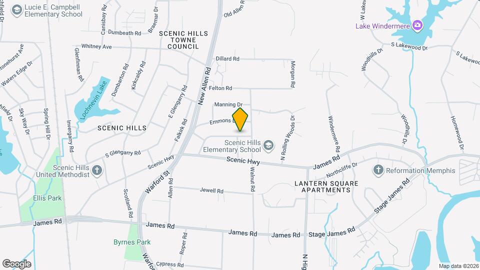 3398 Scenic Hwy Map and Location Details