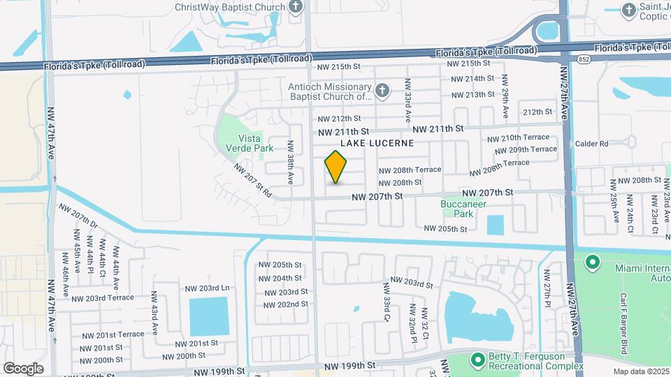 3520 NW 208th St Map and Location Details