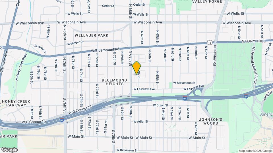165 N 67th St Map and Location Details
