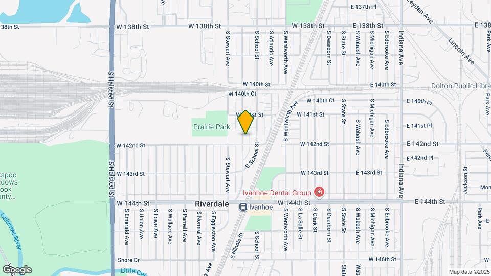 14141 S Tracy Ave Mapa y Detalles de la Ubicación