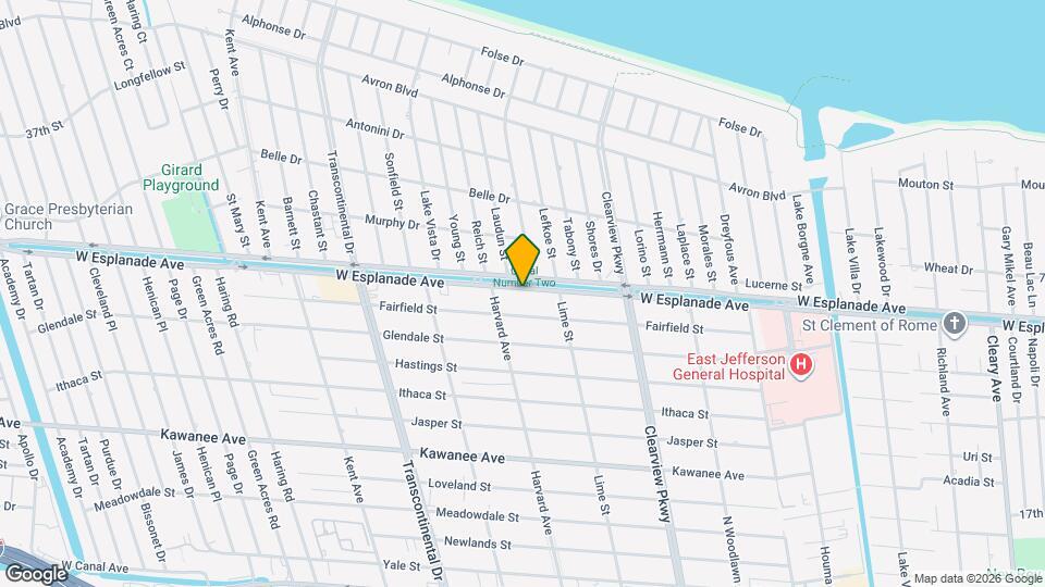 4732 W Esplanade Ave Map and Location Details