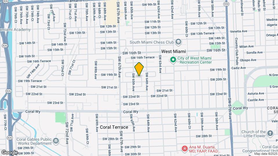 6450 SW 19th St Map and Location Details