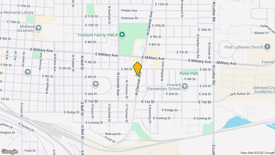 351 N Clarmar Ave Map and Location Details