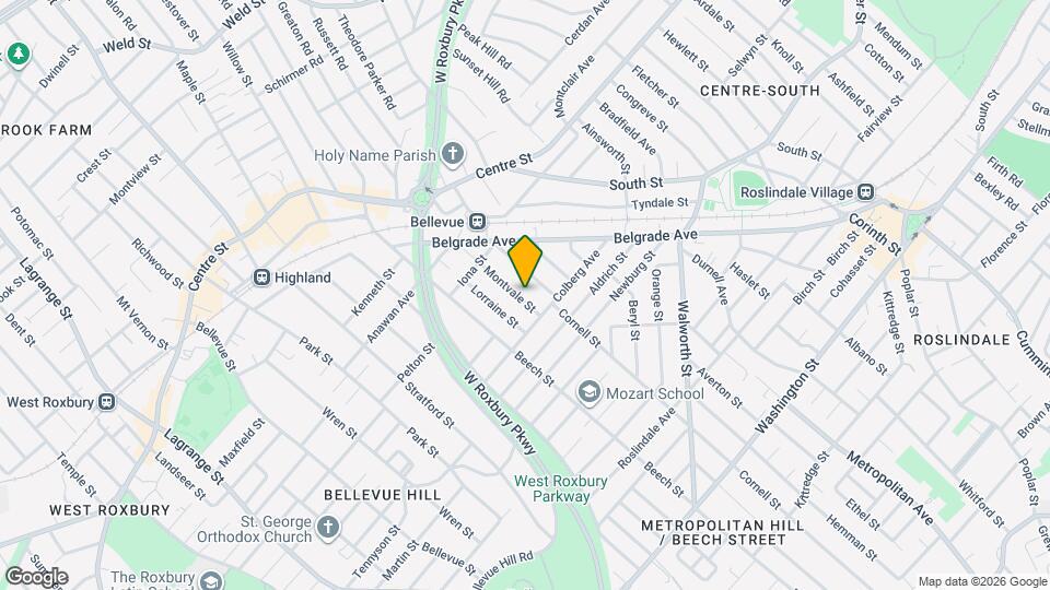 60 Montvale St, Unit Apt 3 Map and Location Details