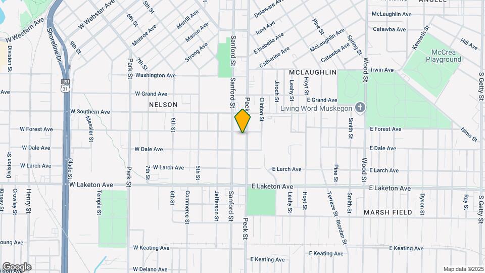 1633 Peck St-Unit -2 Map and Location Details