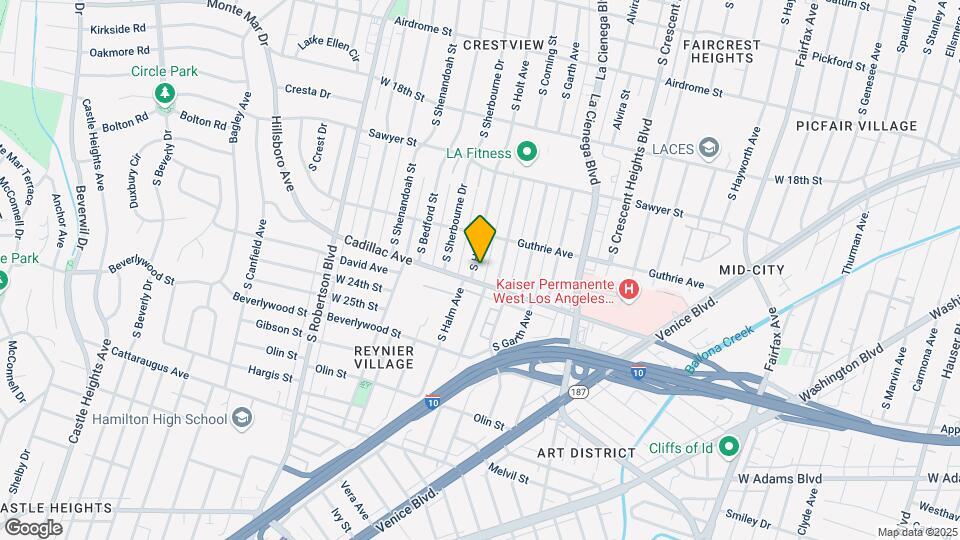 2042 S Holt Ave Mapa y Detalles de la Ubicación