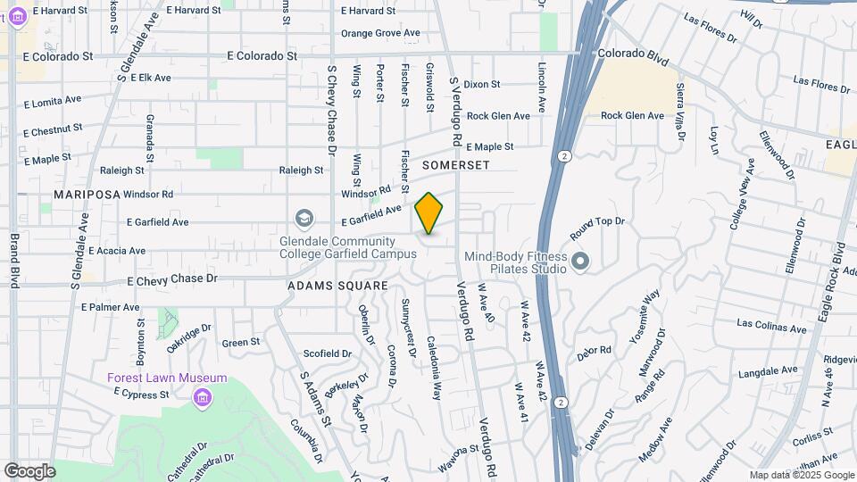 1355 Hilda Ave Map and Location Details