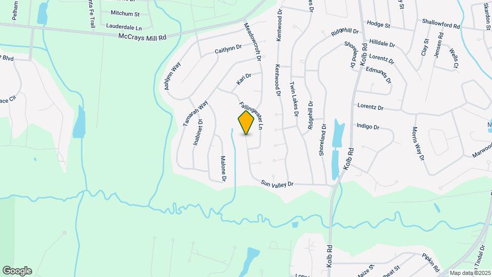 2380 Spring Valley Dr Map and Location Details
