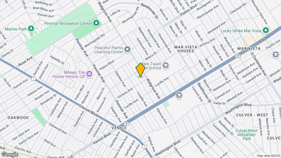 2132 Glencoe Ave Mapa y Detalles de la Ubicación