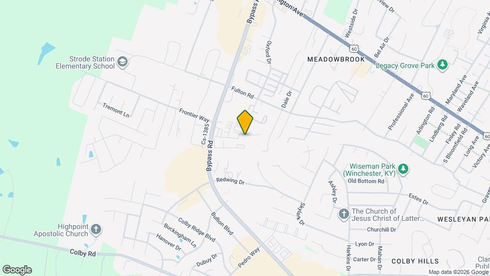 1413 Westwood Dr Map and Location Details