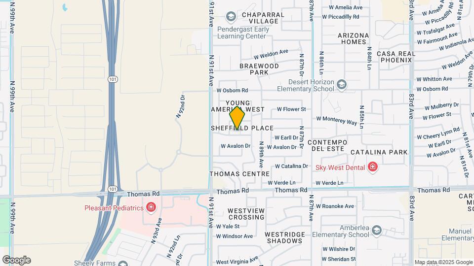 3064 N 89th Ln Map and Location Details