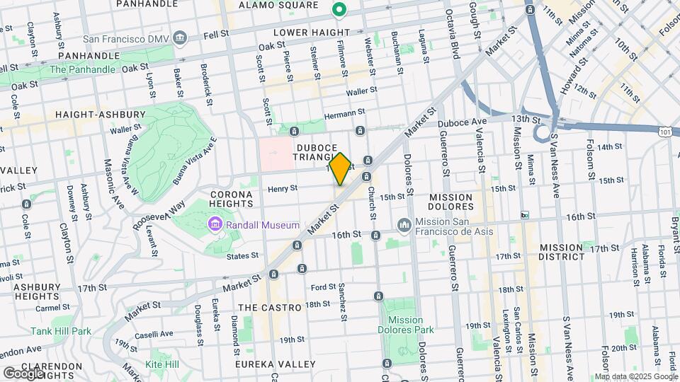 The Duboce Map and Location Details