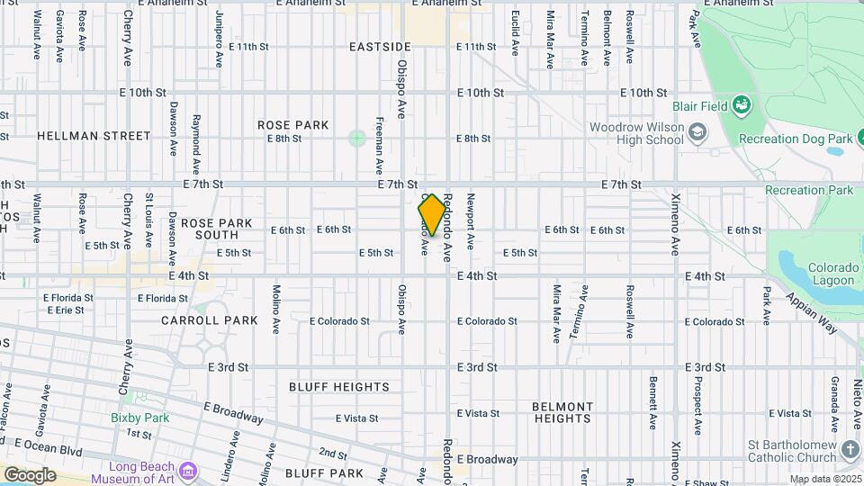 514 Coronado Ave Map and Location Details