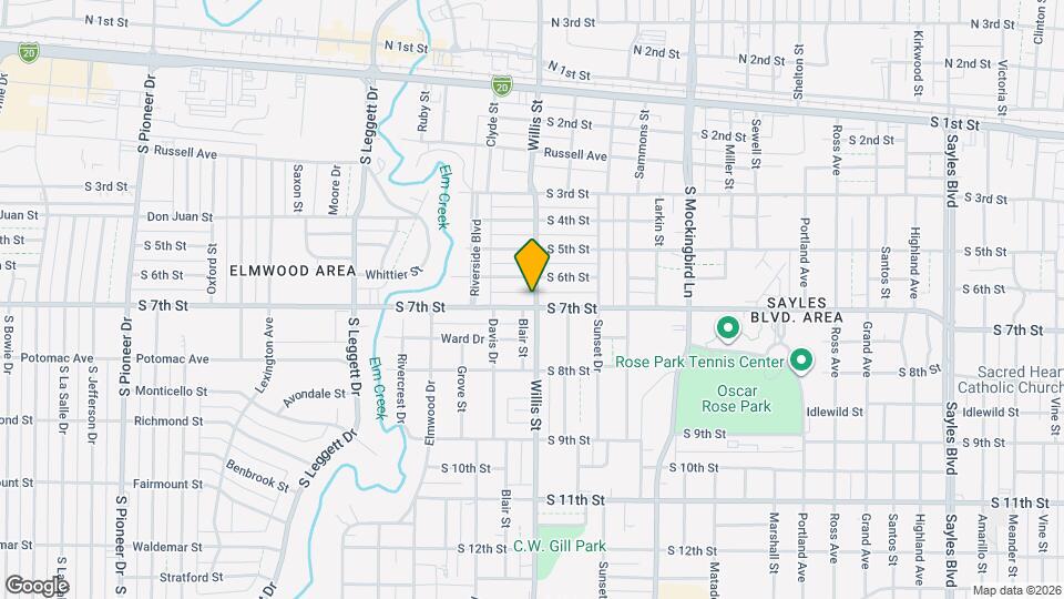 3302 S 7th St Map and Location Details