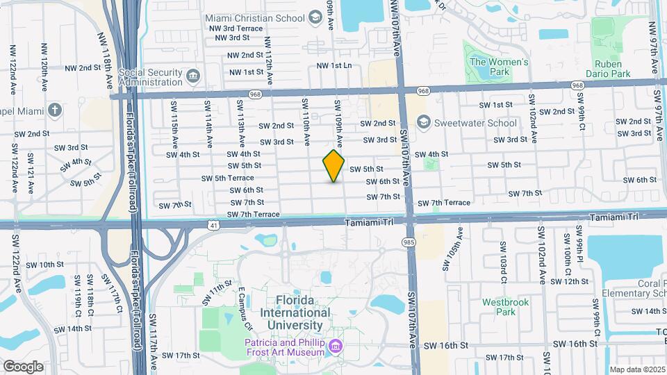 10932 SW 6th St Map and Location Details