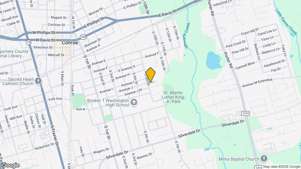 807 Avenue J Map and Location Details