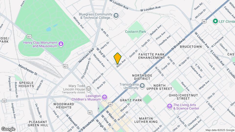 317 Ross Ave Map and Location Details