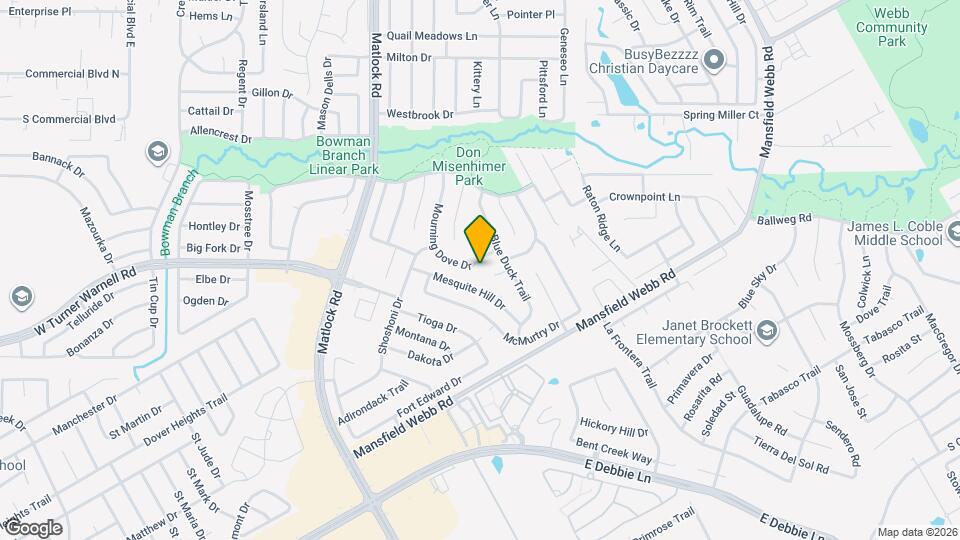 8024 Mourning Dove Dr Map and Location Details