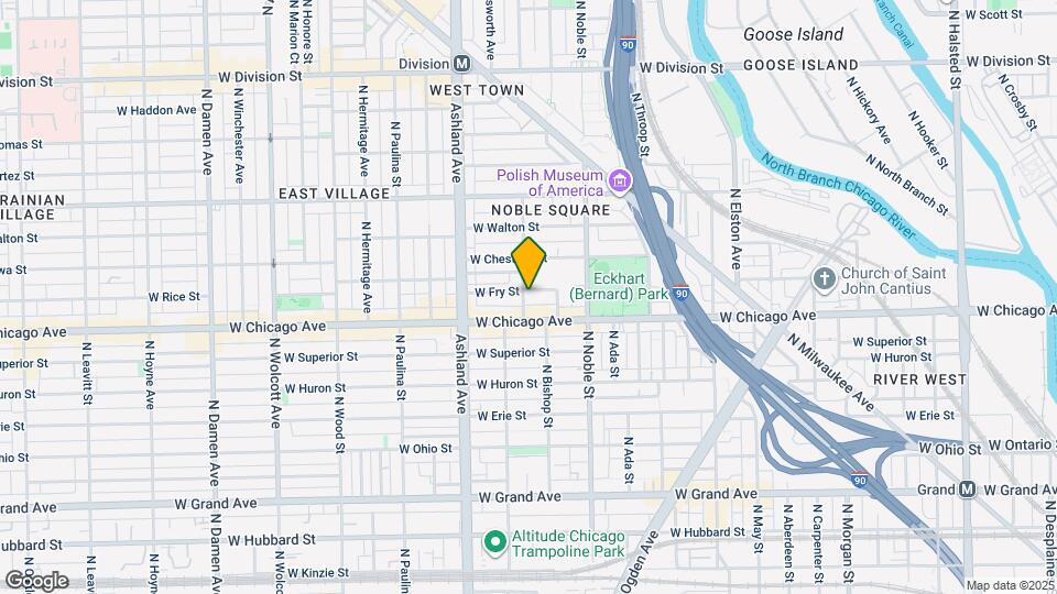 1459 W Fry St Map and Location Details