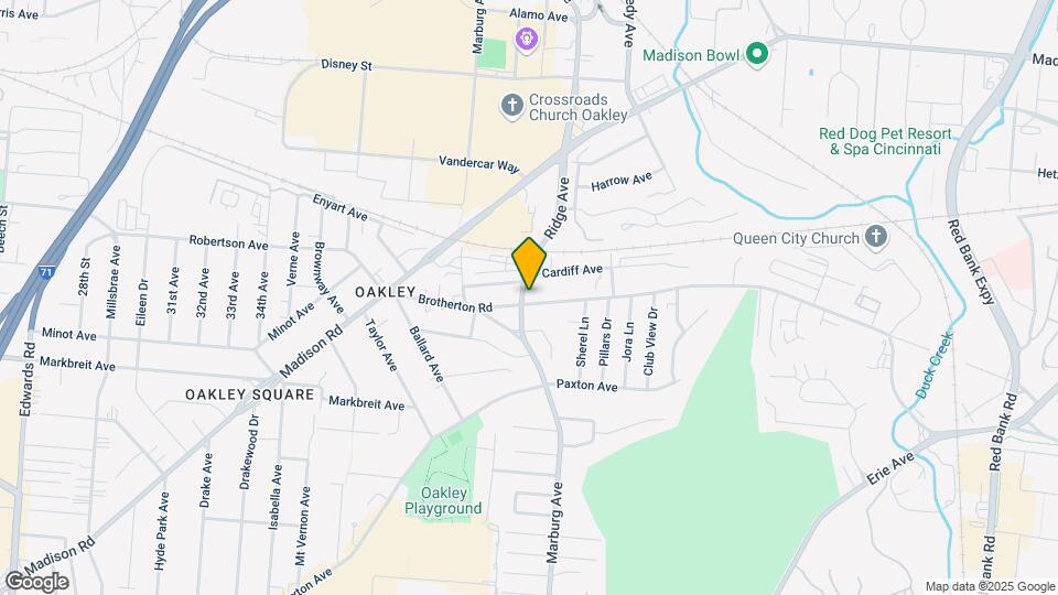 3402 Brotherton Rd, Unit #2 Map and Location Details
