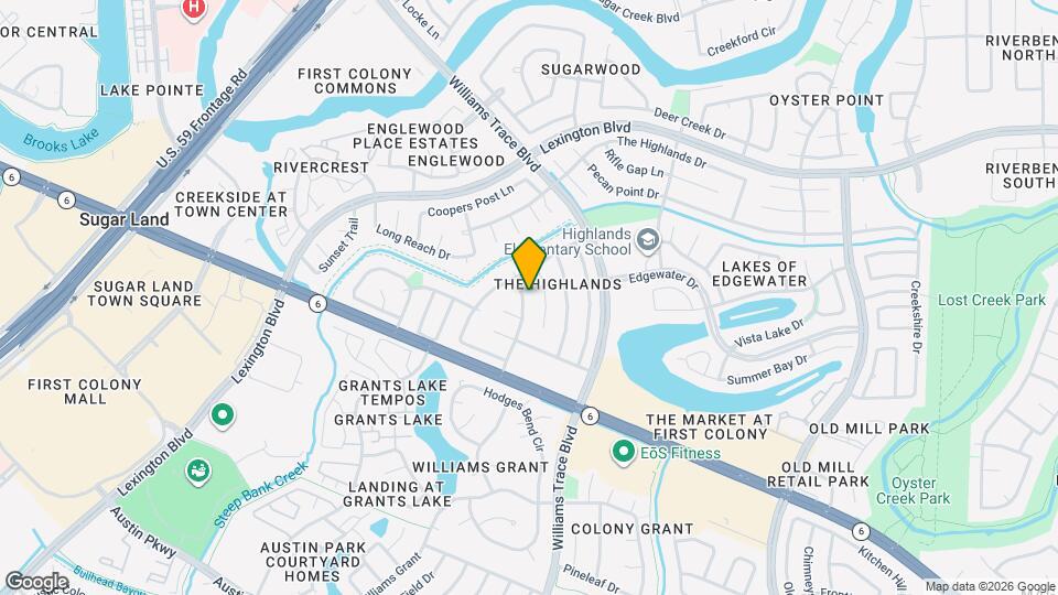 2019 First Crossing Blvd Map and Location Details