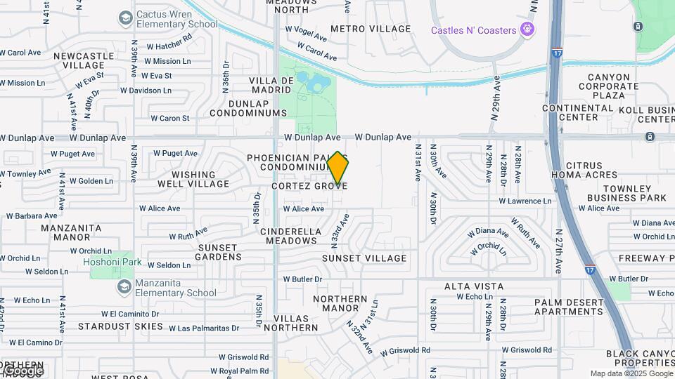 3314 W Del Monico Ln Map and Location Details