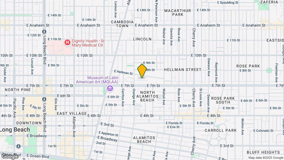 1306 Hellman St Mapa y Detalles de la Ubicación