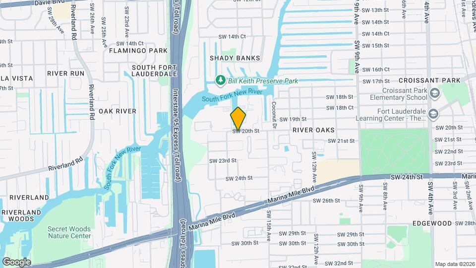 1708 SW 20th St Map and Location Details