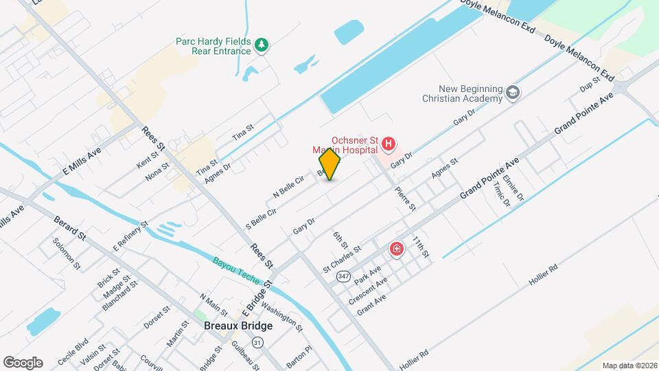 1007 Lillian Michel Dr Map and Location Details