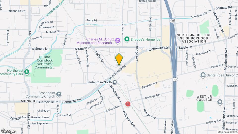 1459 Guerneville Rd Map and Location Details