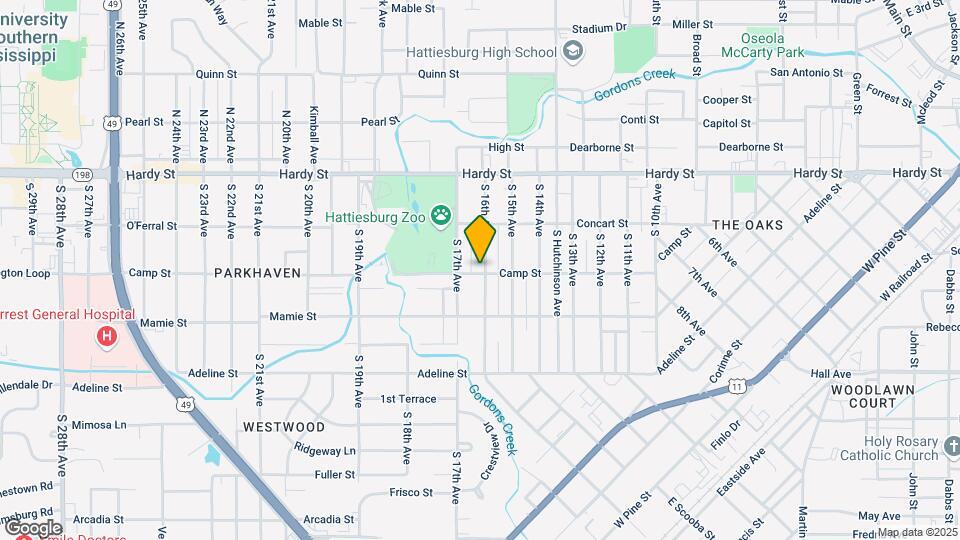 221 S 16th Ave Map and Location Details
