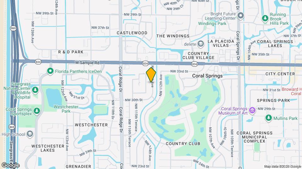 3188 NW 114th Ave Map and Location Details