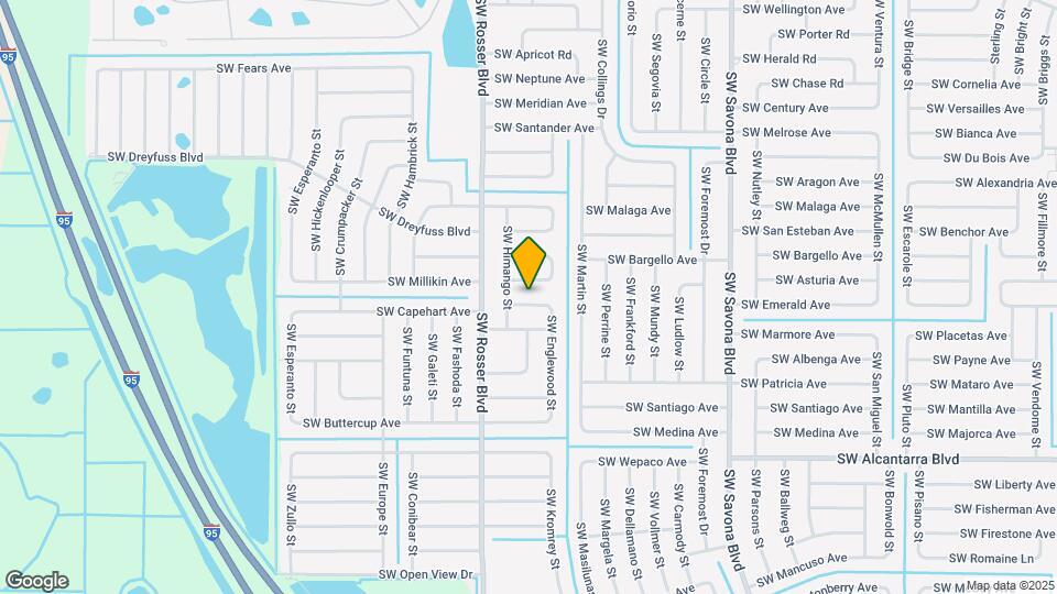 1657 SW Duclair Ave Map and Location Details