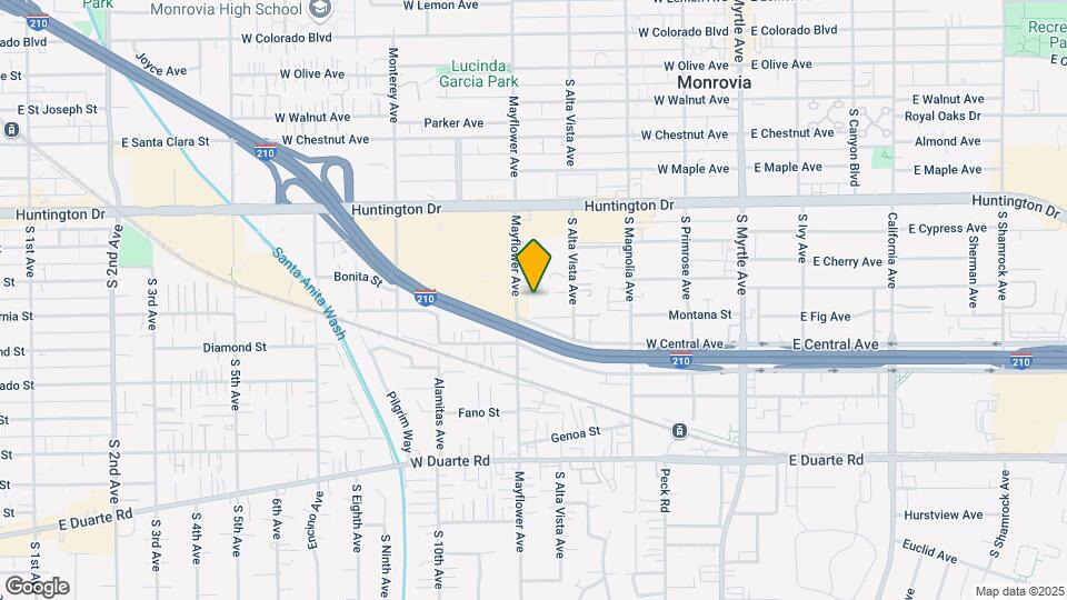 1330 Mayflower Ave Mapa y Detalles de la Ubicación