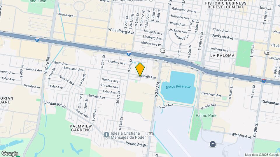 18-25th 1/2 S 25 1/2 Mapa y Detalles de la Ubicación