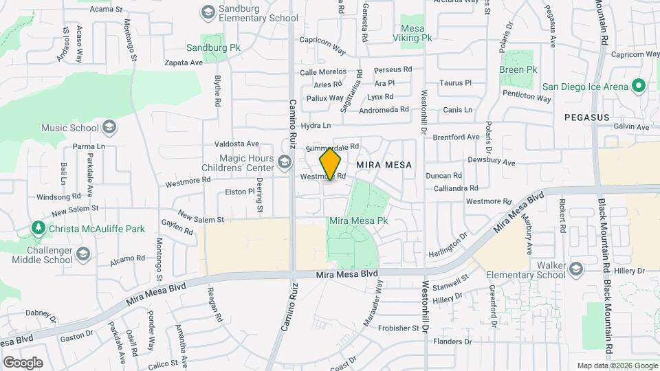 8459 Westmore Rd Map and Location Details