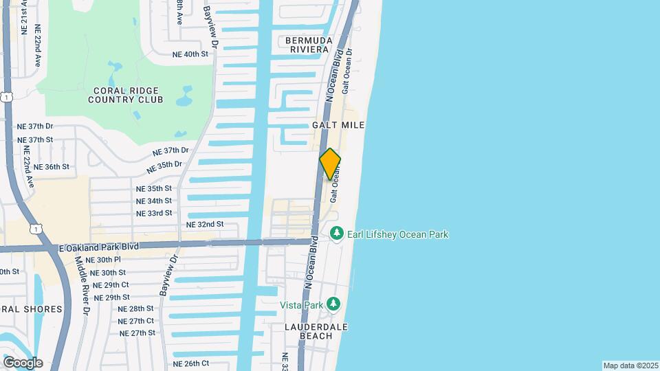 3429 Galt Ocean Dr, Unit 3429 GALT OCEAN DR, FORT Map and Location Details