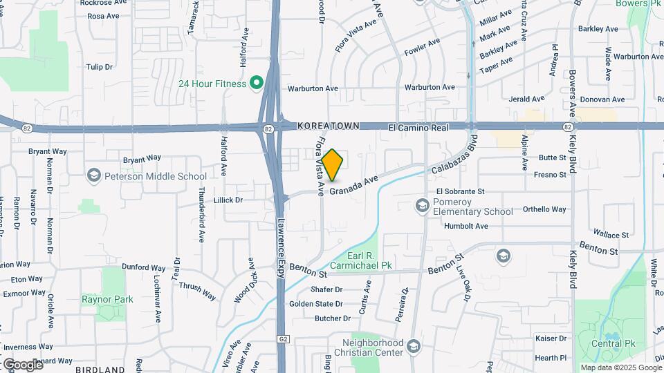 3585 Granada Ave Map and Location Details