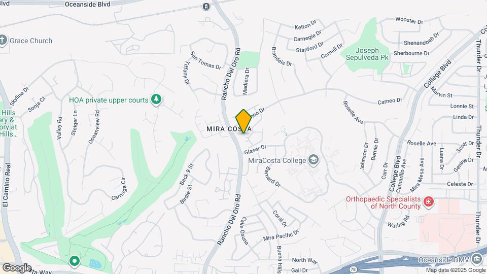 3525 Cameo Dr Map and Location Details