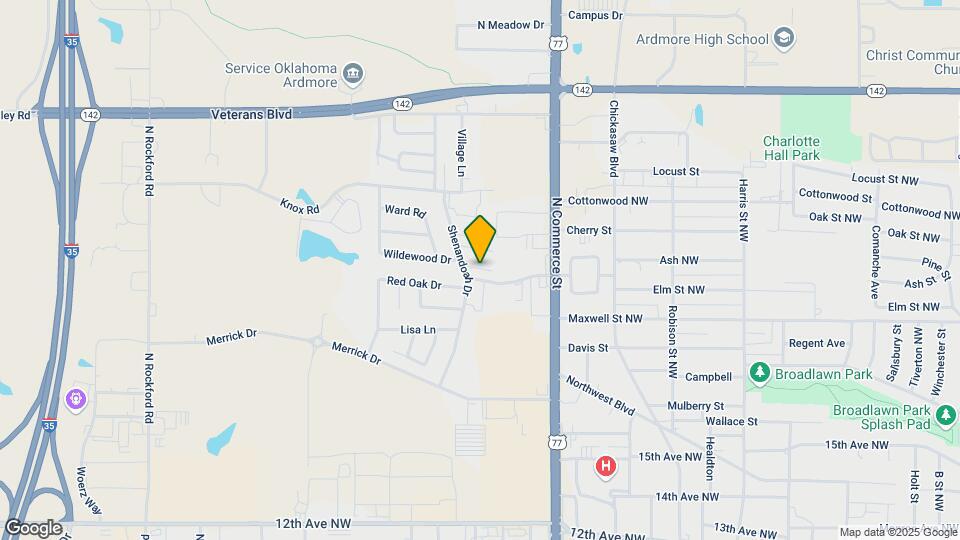 1427 N Glen Dr Map and Location Details