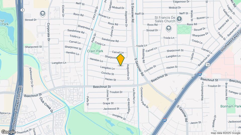 8826 Langdon Ln Map and Location Details