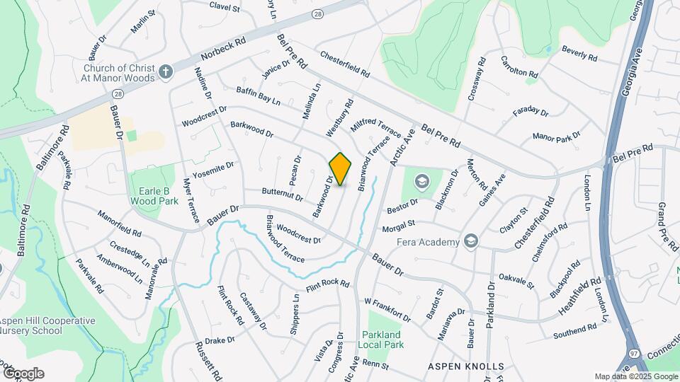 14316 Woodcrest Dr Map and Location Details