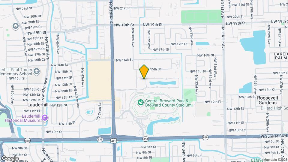 1431 NW 36th Way Mapa y Detalles de la Ubicación